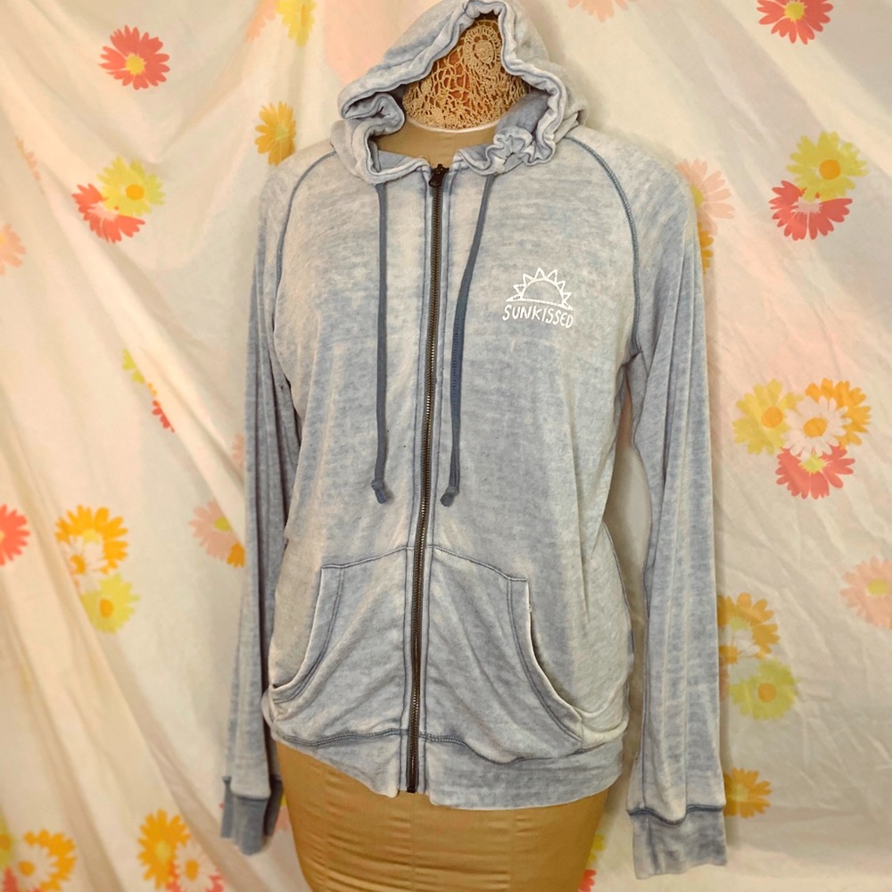 Spiritual Gangster hoodie front zipper, M